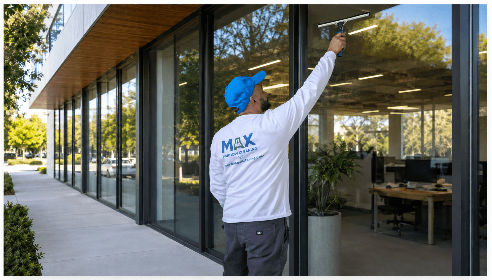 Max Windows - Your commercial office window cleaning service in Mountain View