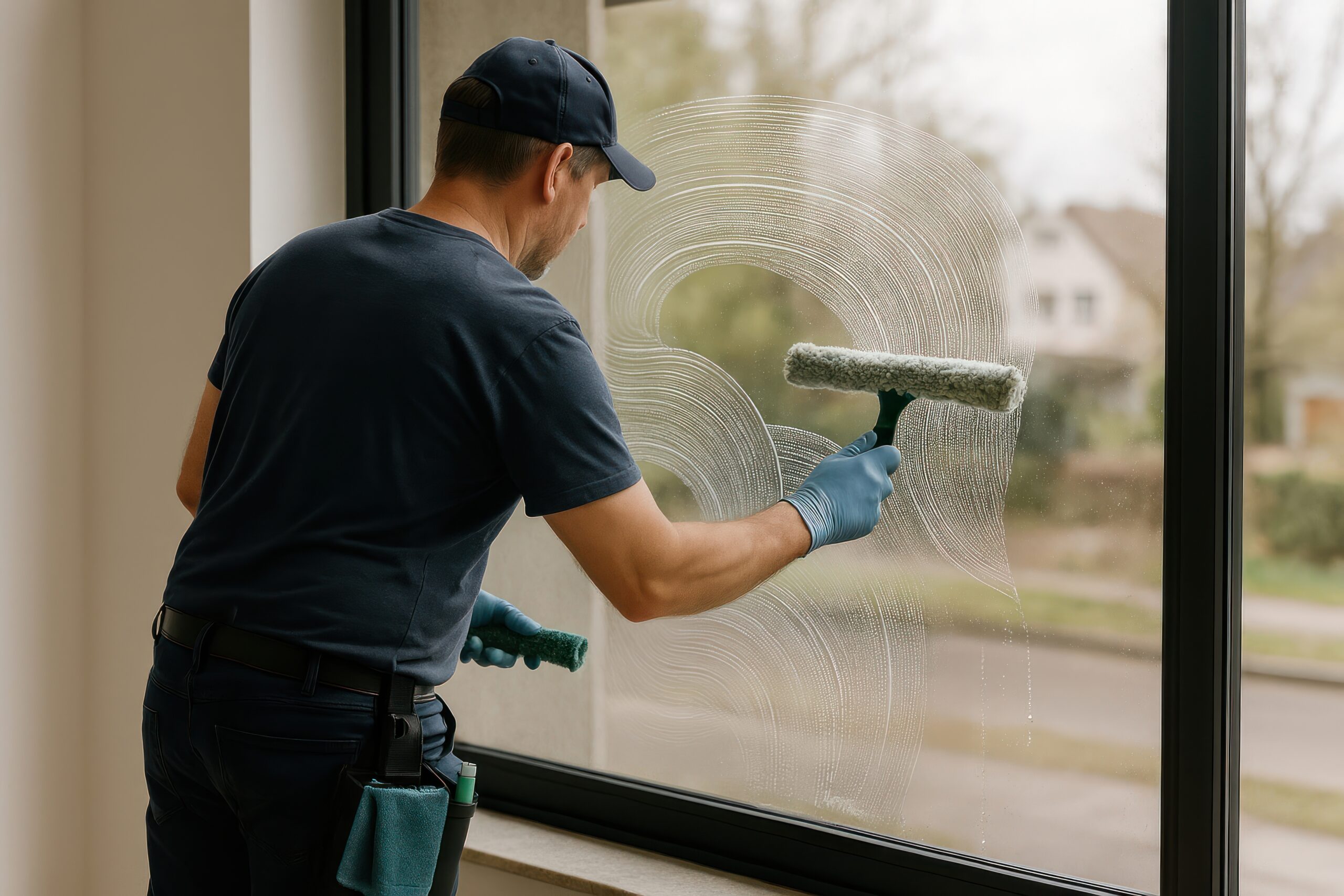 Professional window cleaning service